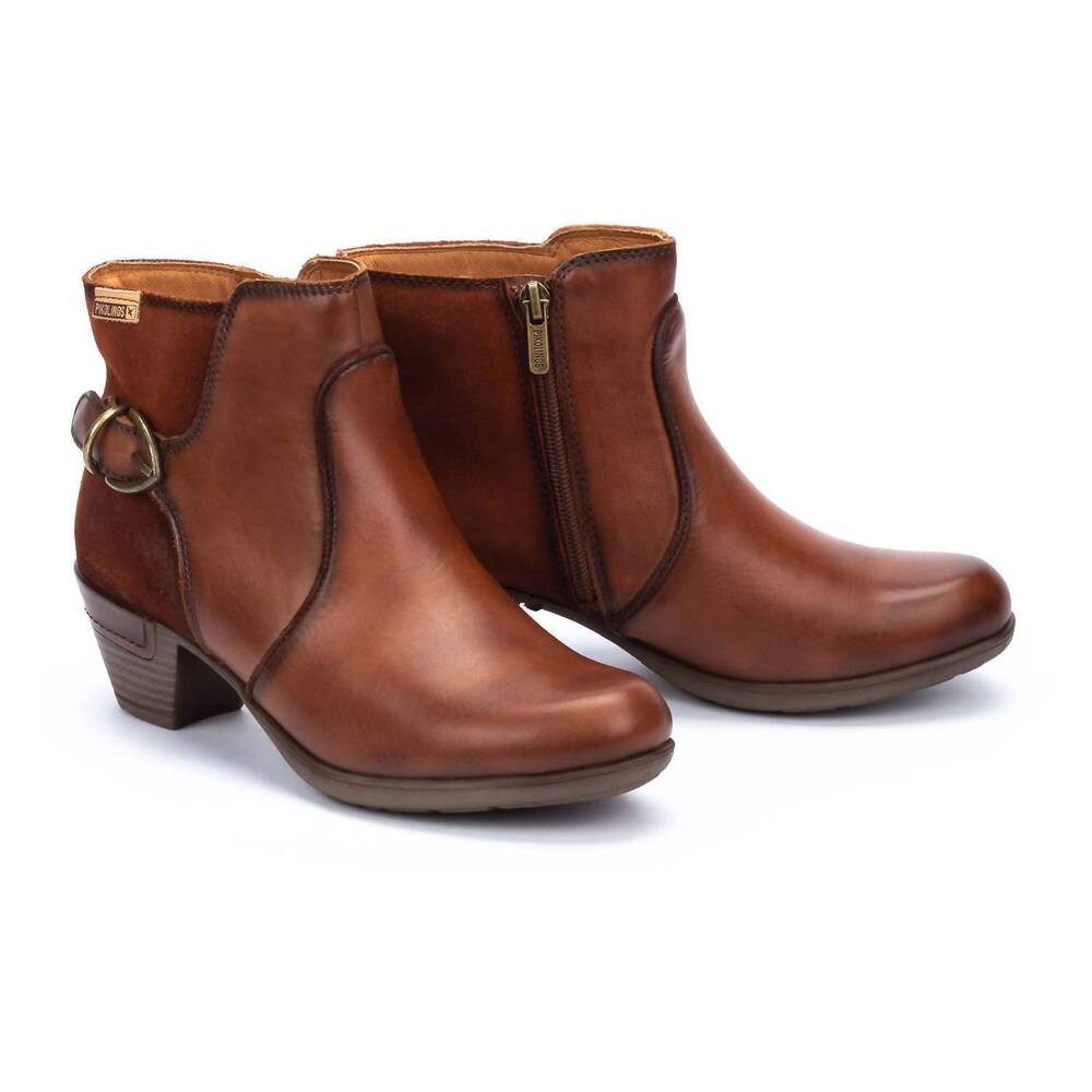 NEW PIKOLINOS women's rotterdam ankle boots in cuero - Picture 6 of 6